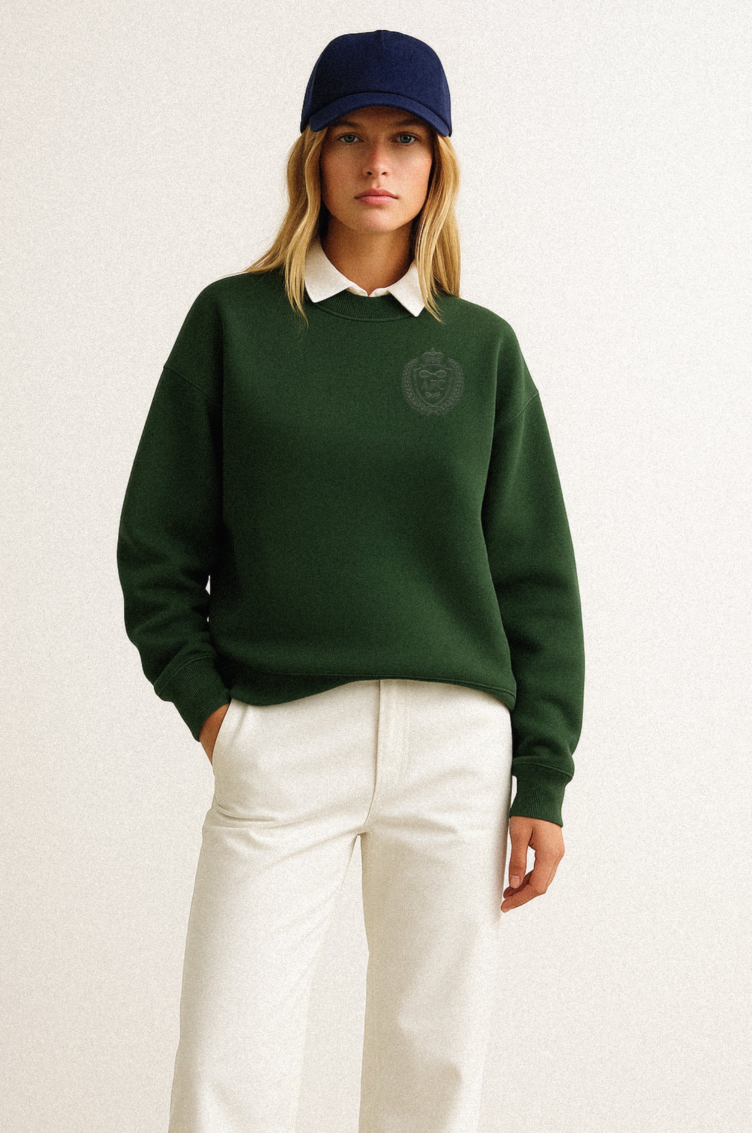 Country Club Conservative Women's Crewneck | Hunter Green – Anti